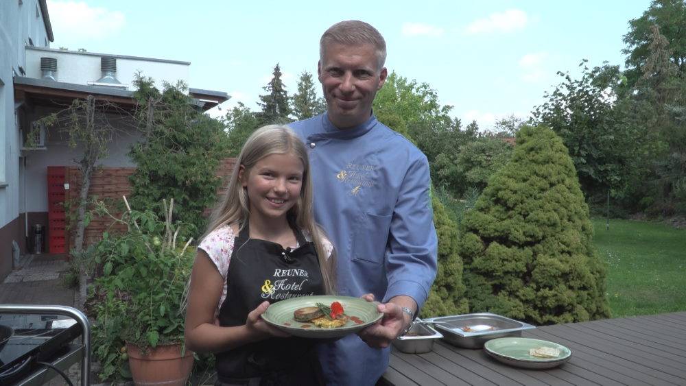 Daniel Reuner mit Tochter Leni