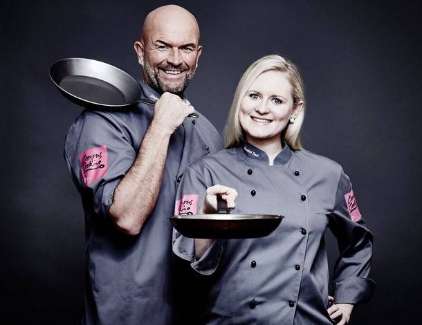 Telekom Campus Cooking_Stefan Wiertz und Elizabeth Opel Foto: Kruger Media GmbH