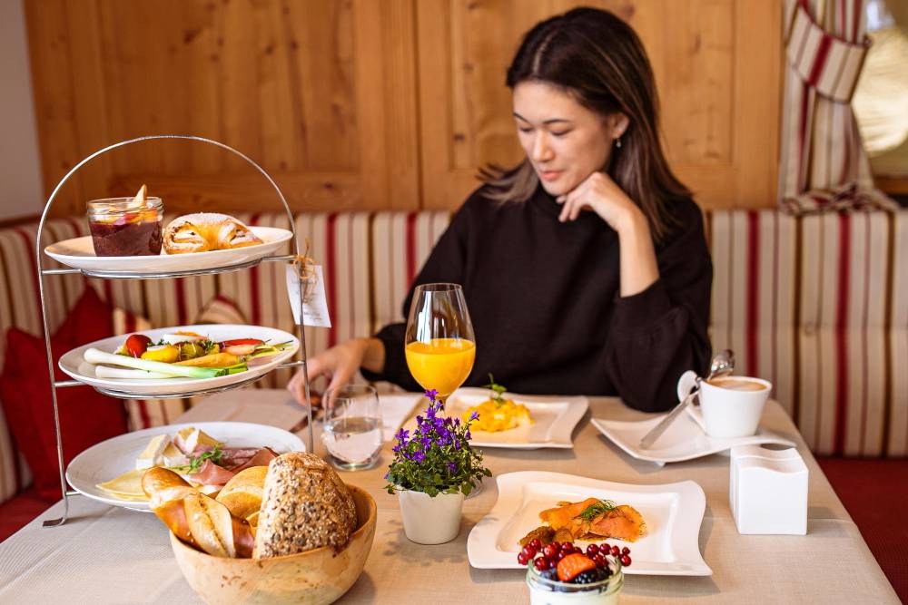 Frühstück im Genießerhotel Unterlechner