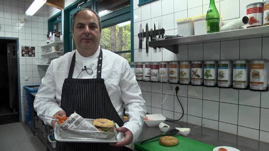 Küchenchef im Waldparkrestaurant