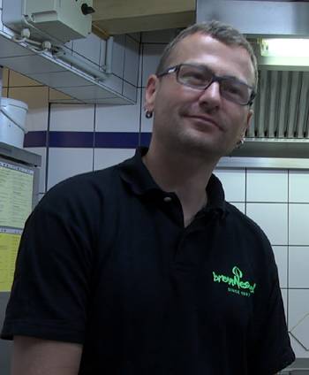 Vegetarisches Restaurant brennNessel mit Chefkoch Uwe Gnewuch (2013)   