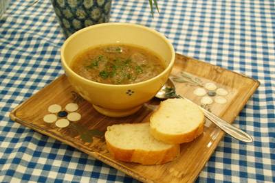 Elsässische Leberknöpfle Suppe
