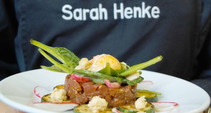 Pochiertes Eigelb in Sesamöl | Sterneköchin Sarah Henke Pochiertes Eigelb in Sesamöl zubereitet von sterneköchin Sarah Henke